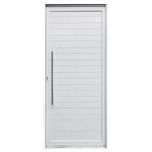 Porta Pivotante De Alumínio Branco Com Puxador Atlântica Prem