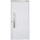 Porta Pivotante De Alumínio Branco Com Puxador Linha Veneza L