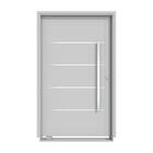 Porta Pivotante De Alumínio Branco Termoacustica Esquerda - 2