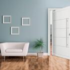 Porta Pivotante De Alumínio Branco Termoacustica Esquerda - 2