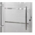 Porta Pivotante De Alumínio Lambril 2,10 X 0,80 Com Visor E F