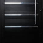 Porta Pivotante De Alumínio Lambril 2,10 X 0,90 Com Frisos Pu