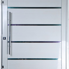 Porta Pivotante De Alumínio Lambril 2,20 X 1,00 Com Frisos Pu