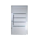 Porta Pivotante De Alumínio Lambril 2,20 X 1,30 Com Frisos Pu