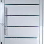 Porta Pivotante De Alumínio Lambril 2,40 X 1,00 Com Frisos Pu