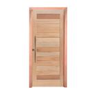 Porta Pivotante De Madeira Maciça Externa Direita - 210x100