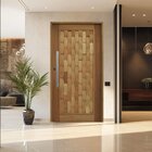 Porta Pivotante Em Pé Batente Puxador Barra Chata 120cm X 210