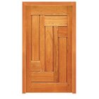 Porta Pivotante Estrelar - Madeira Maciça - Angelim Medida Fi