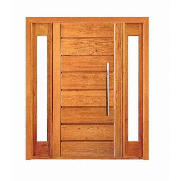 Porta Pivotante Horizontal Com Visor Duplo - Madeira Angelim