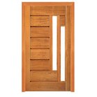 Porta Pivotante Horizontal Com Visor Duplo - Madeira Maciça -