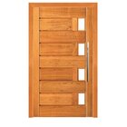 Porta Pivotante Jundiaí - Madeira Maciça - Angelim Medida Fin