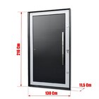 Porta Pivotante Lambril Com Puxador Elite 216x130 Abertura Di
