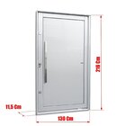 Porta Pivotante Lambril Com Puxador Elite 216x130 Abertura Es