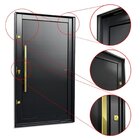 Porta Pivotante Lambril Com Puxador Elite 216x130cm Abertura