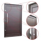 Porta Pivotante Lambril Com Puxador Elite 216x150 Abertura Es