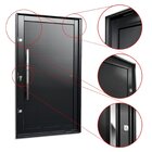 Porta Pivotante Lambril Com Puxador Elite 240x150 Abertura Es