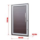 Porta Pivotante Lambril Com Puxador Lado Direito Elite 216x15
