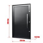Porta Pivotante Lambril Com Puxador Lado Direito Elite 240x12