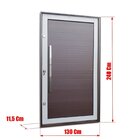 Porta Pivotante Lambril Com Puxador Lado Esquerdo Elite 240x1