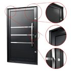 Porta Pivotante Lambril Evolution Com Puxador Elite 216x130cm