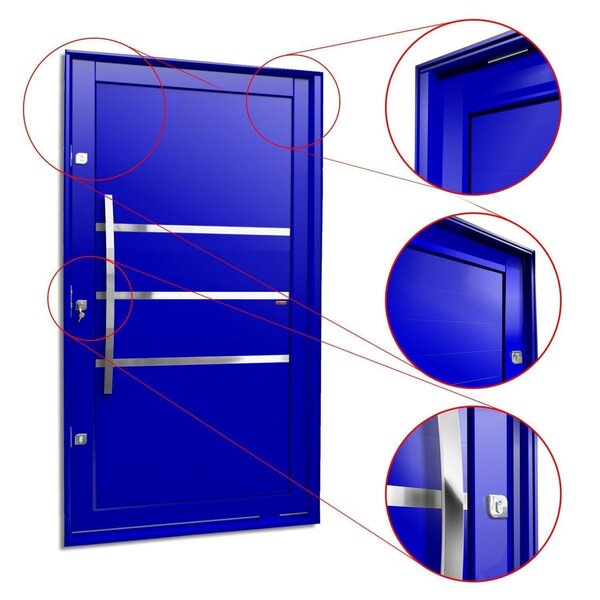 Porta Pivotante Lambril Evolution Com Puxador Elite 240x120
