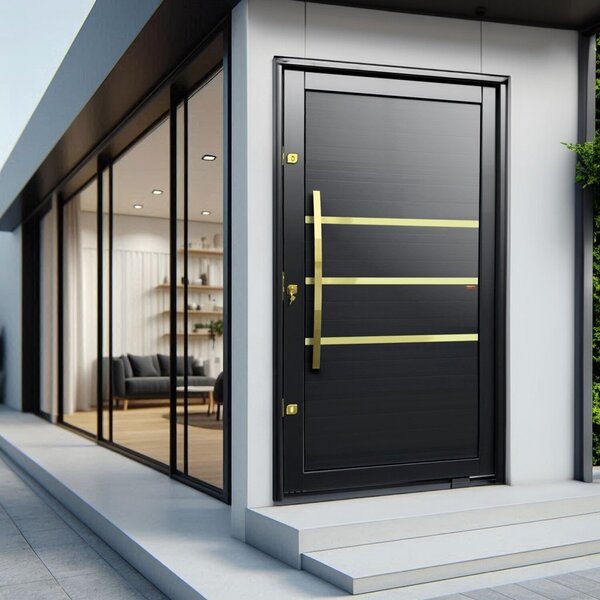 Porta Pivotante Lambril Evolution Com Puxador Elite 240x130 A