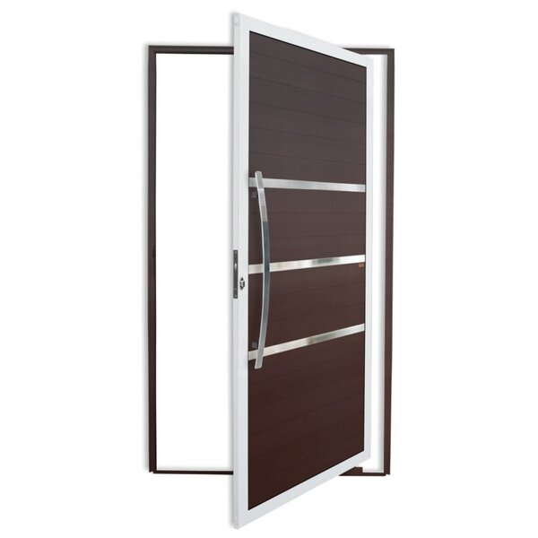 Porta Pivotante Lambril Evolution Com Puxador Super 210cm X 1