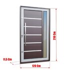 Porta Pivotante Lambril Miraggio Com Puxador Elite 216x120 Ab