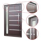 Porta Pivotante Lambril Miraggio Com Puxador Elite 216x130 Ab