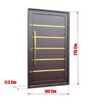 Porta Pivotante Lambril Premium Com Puxador Elite 216x10cm Ab