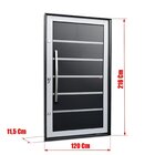 Porta Pivotante Lambril Premium Com Puxador Elite 216x120 Abe