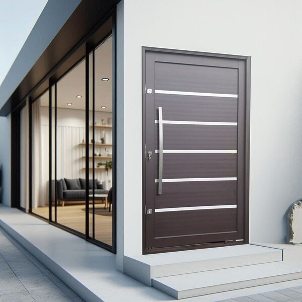 Porta Pivotante Lambril Premium Com Puxador Elite 240x150 Abe