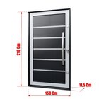 Porta Pivotante Lambril Premium Com Puxador Lado Direito Elit