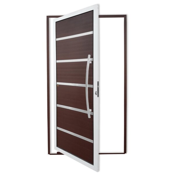 Porta Pivotante Lambril Premium Com Puxador Super 210cm X 120