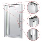 Porta Pivotante Lambril Visione Com Puxador Elite 216x100 Abe