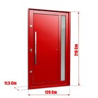 Porta Pivotante Lambril Visione Com Puxador Elite 216x120 Abe