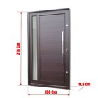 Porta Pivotante Lambril Visione Com Puxador Elite 216x130 Abe