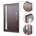 Porta Pivotante Lambril Visione Com Puxador Elite 240cmx150cm