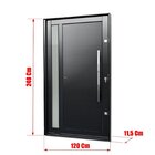 Porta Pivotante Lambril Visione Com Puxador Elite 240x120 Abe