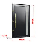 Porta Pivotante Lambril Visione Com Puxador Elite 240x130 Abe