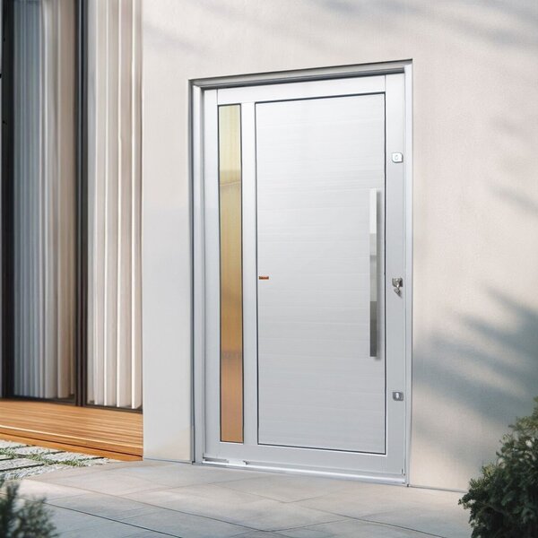 Porta Pivotante Lambril Visione Com Puxador Elite 240x150 Abe