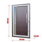 Porta Pivotante Lambril Visione Com Puxador Elite 240x150 Abe