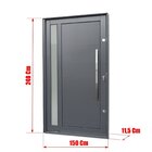 Porta Pivotante Lambril Visione Com Puxador Elite 240x150 Abe