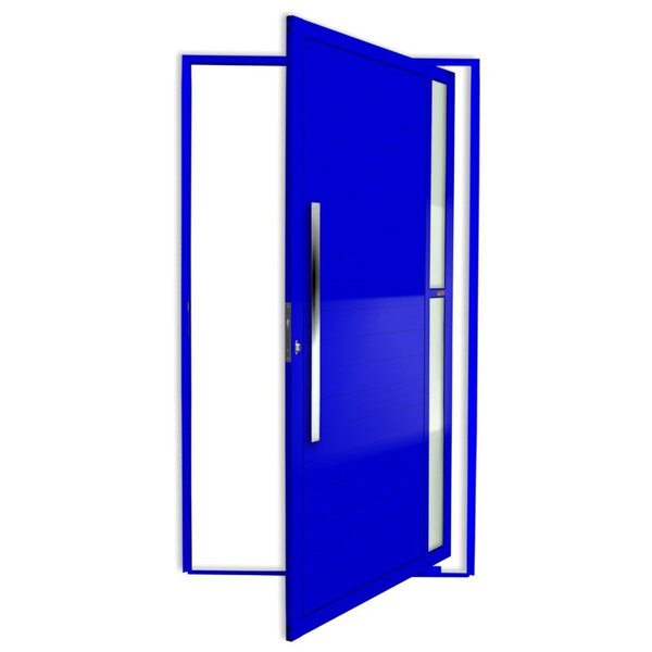 Porta Pivotante Lambril Visione Com Puxador Super 210cm X 100