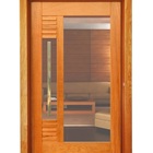 Porta Pivotante Lourdes Com Puxador  - Madeira Maciça - Angel