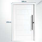 Porta Pivotante Maciça 214x109cm Eucalipto Pm78 Solar Cruzeir