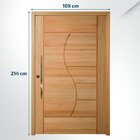 Porta Pivotante Maciça 214x109cm Eucalipto Pm89 Evidence Cruz