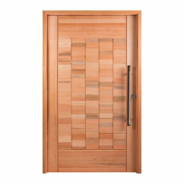 Porta Pivotante Maciça 214x109cm Eucalipto Pm97 Cruzeiro Port