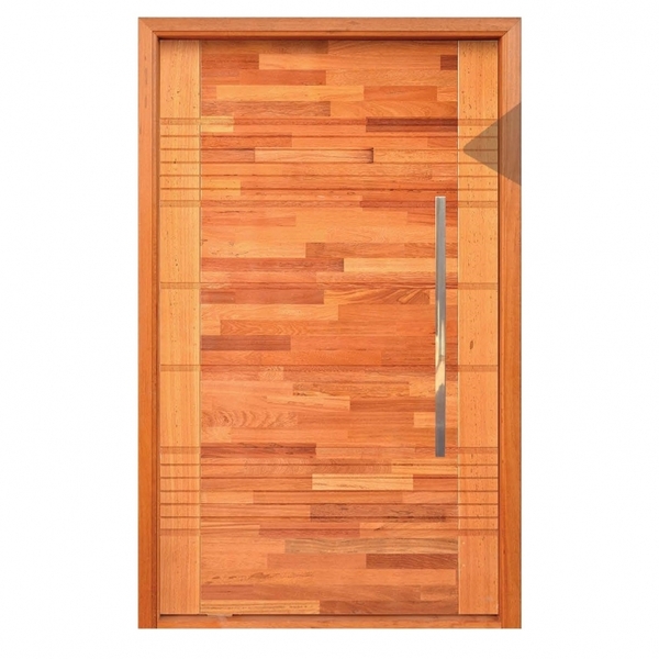 Porta Pivotante Malu - Madeira Maciça - Angelim Medida Final
