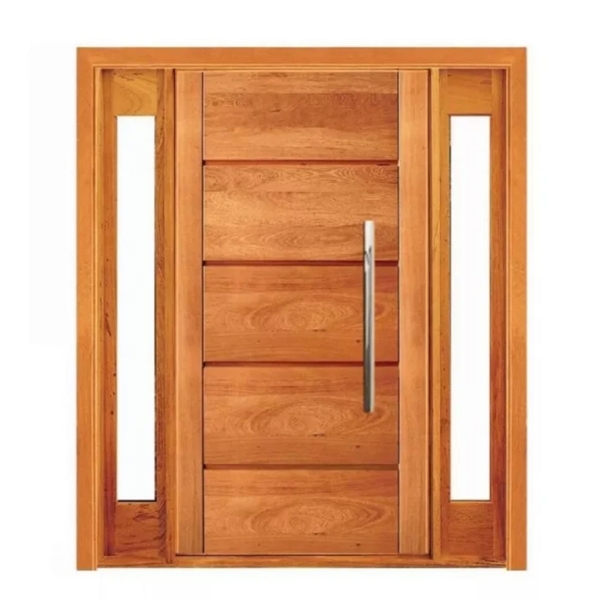 Porta Pivotante Mil Com Visor Lateral Duplo - Madeira Maciça